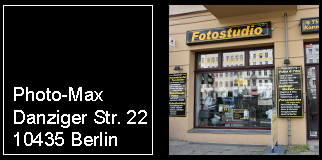 Fotostudio Photo-Max, Danziger Str. 22, 10435 Berlin